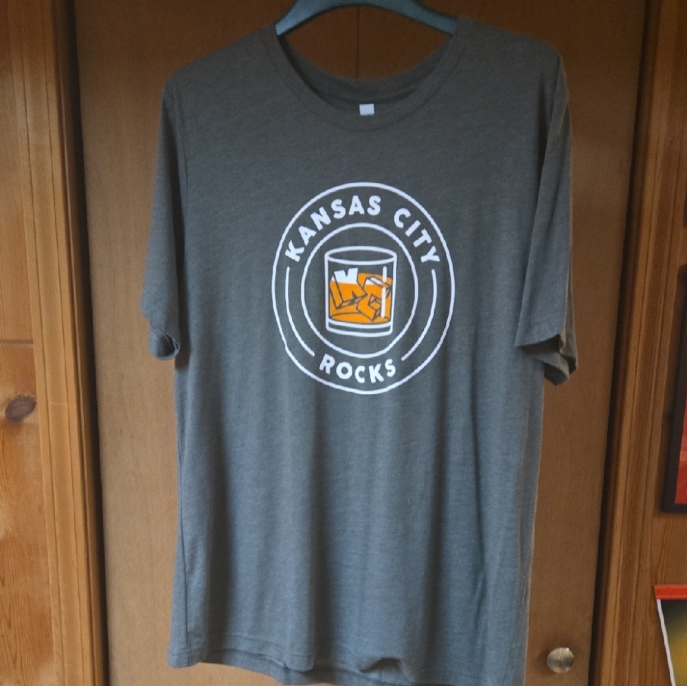 Bella Canvas Kansas City Rocks Charcoal Tee